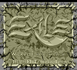 Exile - Wicked Phenomenon Title Screen